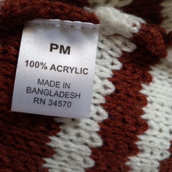 Jason Maxwell open cardigan size petite M striped front pockets - Picture 6 of 9